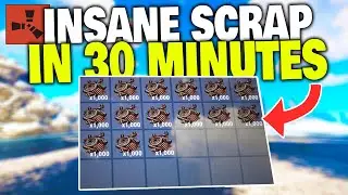 FARMING Insane Scrap in JUST 30 MINUTES as a Solo Player! - Rust Solo Survival (Part 3/3)