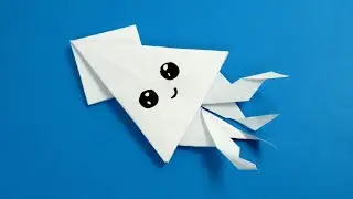 Оrigami squid How to make a squid out of paper