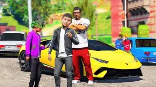 ОТЕЦ И СЫН В GTA 5 - СПАЛИЛ СЫНА С СИГАРЕТОЙ! ШКОЛЬНИК НА LAMBORGHINI HURACAN! 🌊ВОТЕР