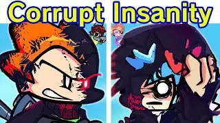 Friday Night Funkin CORRUPTION INSANITY DEMO | Pico & Darnell vs Evil BF/GF/Senpai/Nene (FNF Mod)