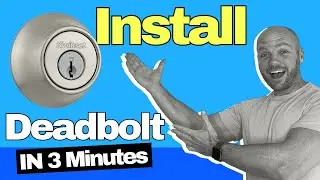 Install a Deadbolt in 3 Minutes! (Kwikset)