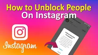 How to Unblock Someone on Instagram | How to Unblock People on Instagram | How to Unblock Instagram