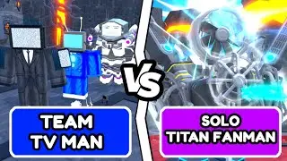 🔥TEAM TV MAN VS SOLO TITAN FANMAN🤯ENDLESS MODE | Toilet Tower Defense