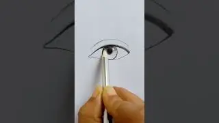 Realistic eye Drawing || How to draw eye sketch 