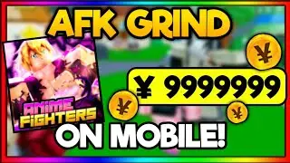 How To AFK FARM/GRIND in Anime Fighters Simulator on Mobile (Overnight) 🛏️ | Infinite YEN Method