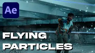 FLYING PARTICLES MUSIC VIDEO EFFECT (Adobe After Effects) Floating Particles