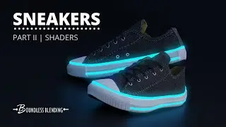 Sneakers in Blender 2.8x - PART II - Shading and Texturing [ Beginners ]