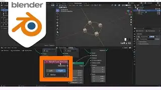 Handle Type Selection -- Geometry Nodes -- Learning Blender