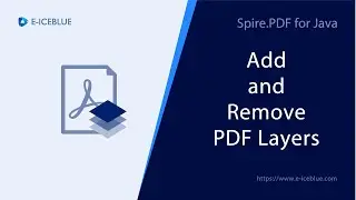 Add new layer to PDF and remove layer from PDF