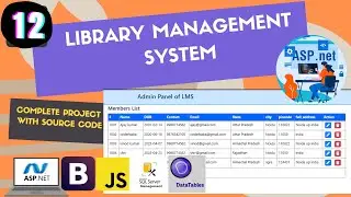 Library Management System complete project with source code in ASP.NET C# & SQL Server Part-12