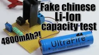 Li-Ion Capacity Test || DIY constant current load