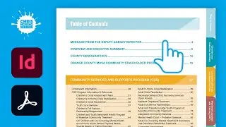 Interactive PDF Design | Table of Contents Navigation