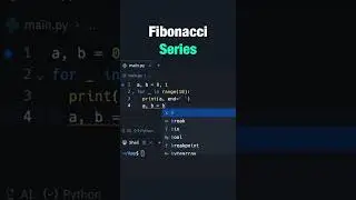 Fibonacci Series in Python  #softlinks #python #softwareengineering #html
