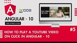 How To Play A YouTube Video On Click In Angular 10 | Onclick Play Video