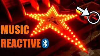 Music Reactive Led Star With Bluetooth Audio | AMAZING SOUND REACTION