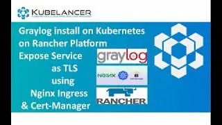 Graylog Installation on Kubernetes using Helm on Rancher with Ingress
