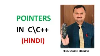 Pointers in C/C++(HINDI) | pointer in c programming | pointer in c |  pointer in c++