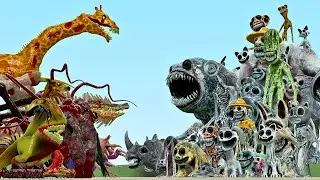 All New Zoochosis Mutant Animals Vs All Zoonomaly Monsters In Garry's Mod