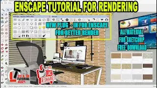 ENSCAPE TUTORIAL (NEW PLUG-IN AND MATERIAL DOWNLOAD)