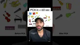 PCA explained in 60 seconds 