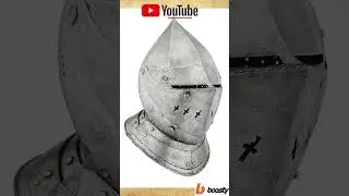 XVI в. Закрытый шлем Южная Германия ок. 1560 г. #история #средневековье