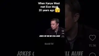 Weirdest moment #elonmusk and #kanyewest meeting