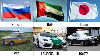 Comparison of Police Cars From Different Countries!