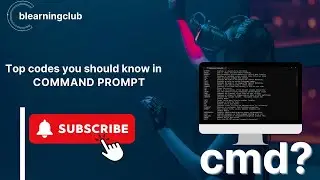 Command Prompt Tutorial : Codes For CMD