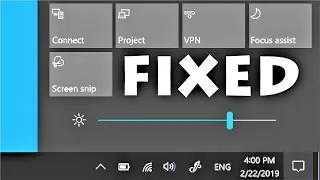 Windows 10 Brightness Problem Fix | Can't Adjust Brightness Windows 10 Laptop