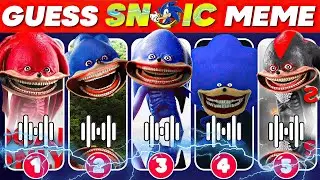 Guess Sonic Meme & Dance Challenge 3 ~ Shin Sonic, Sonic.Exe & Sonic~Sonic The Hedgehog 3 Movie Quiz