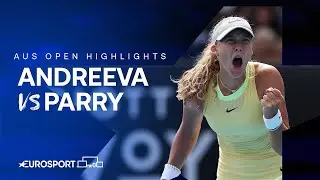 Mirra Andreeva v Diane Parry | Round Three | Australian Open 2024 Highlights 🇦🇺