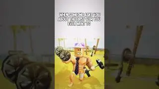 Your first gym 😔 #fyp #foryou #shorts #robloxgames #robloxmemes #nostaligia #memories #gym