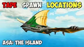 ASA: BEST Tapejara Spawn LOCATIONS | ARK Survival Ascended The Island