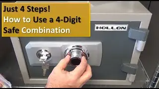 How to Open a Safe With 4 Number Combination