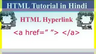 HTML HYPERLINK | Html program use a href on image