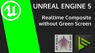 Unreal Engine 5 - Realtime Compositing without Green Screen (any background) Demo