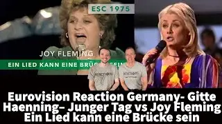 Eurovision Reaction Germany- Gitte Haenning Junger Tag vs Joy Fleming Ein Lied kann eine Brücke sein