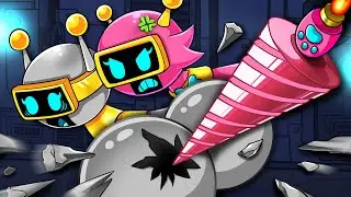 Pink Bot Attacks Fun Bot's Butt?! | Incredibox Sprunki Animation