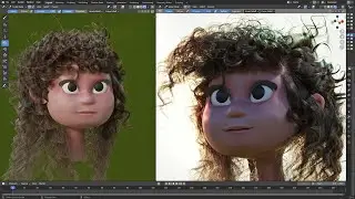 Testing Blender Hair Nodes