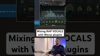 Mixing Rap vocals with Waves plugins! #hiphopmix #logicpro #mixingmastering #logicpro #hiphopmix