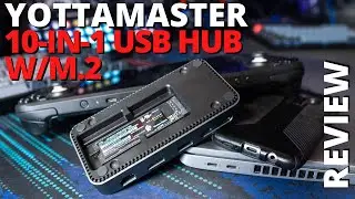 Yottamaster's M.2 Enclosure and USB-C HUB in ONE!? | Setup & Review