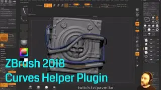 ZBrush 2018 Controlling Curves - Curves Helper
