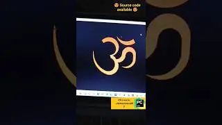 om animation design by python programming | source code check in description #pythonprogramming