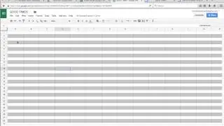 HOW TO AUTOMATICALLY CHANGE THE COLOR OF EVERY OTHER ROW IN GOOGLE SPREADSHEETS