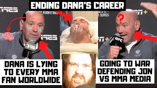 ENDING Dana White's Career! EXPOSED & COOKED For Glazing Jon Jones VS The Media