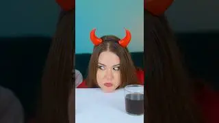 Little Angel tricked the Devil into getting angry 👿😇😂 #funny #comedyvideos