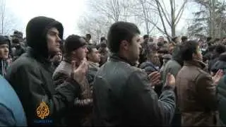 Crimean Tatars clash with pro-Russian groups