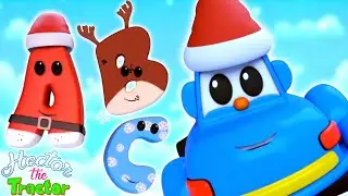 Christmas ABC Song - Learn Alphabets with Hector the Tractor