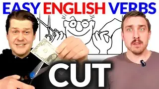 CUT ✂ Learn English Verbs | English Comprehensible Input Easy Beginner Lesson | Natural Approach