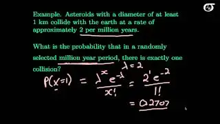 The Poisson Distribution:  Introduction (fast version)